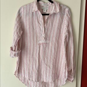 Rachel Zoe 100% linen tunic top